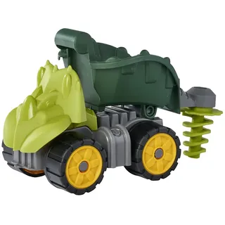 Big - Dinosaurier-Bagger Triceratops - aus der Edition Power-Worker Mini-Dinos, Spielzeug-Fahrzeug mit Wasserspritze und Pflug für Kinder ab 2 Jahren