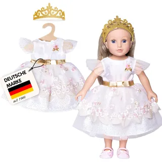 Heless Puppen-Prinzessinnenkleid Kirschblüte mit goldener Krone (2132)