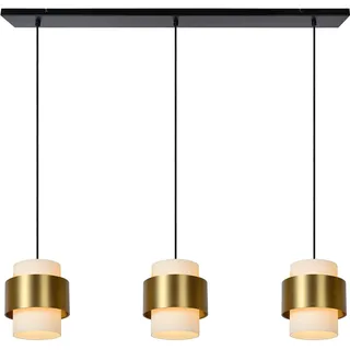 LUCIDE Firmin 3-flg. 20 cm rund mattes Gold/Messing