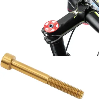 M6x50mm Bike Stielschraube attraktive Titanlegungsfahrrad -Fahrrad -Lenker für Gold im Freien