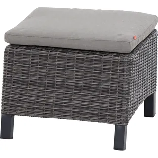 Siena Garden Corido Gartenhocker 54 x 50 x 40 cm grau