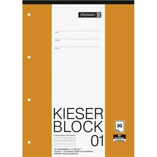 Brunnen Kieserblock A4 Lineatur 1 50 Blatt