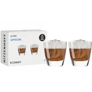 Ritzenhoff & Breker Cappuccino Glas 0,2 l Transparent 2 St.