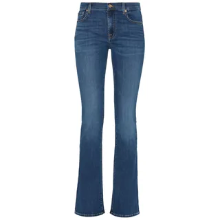 7 For All Mankind Damen Bootcut Bair Duchess Jeans, Mid Blue, 26W EU
