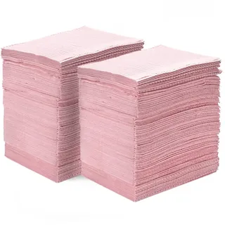 125Pcs Disposable Waterproof Mat Leakproof Clean Tablecloths Underpad Beauty Salon Tattoo Protector Pad Sheet(pink)