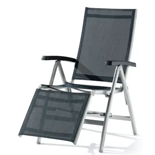 Sieger Bodega Relaxliege 195 x 65 x 22 cm graphit/grau