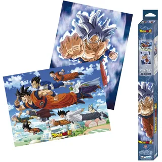 ABYstyle Dragon Ball Super Goku Chibi Poster Set