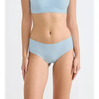 Hipster SLOGGI "ZERO Feel 2.0", Damen, Gr. XXL, blau (light blau), Single Jersey, Obermaterial: 76% Polyamid, 24% Elasthan, Unterhosen Hipster, softe Mikrofaser, atmungsaktiv, ultraleicht und dehnbar