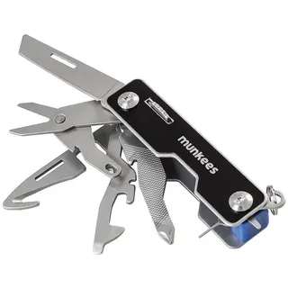Munkees Taschenmesser Lock 12 Funktionen Schwarz