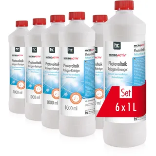 6 x 1 L Microactiv® Photovoltaik Anlagen Reiniger