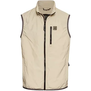 camel active Herren Outdoorweste mit Stehkragen Beige, menswear-52