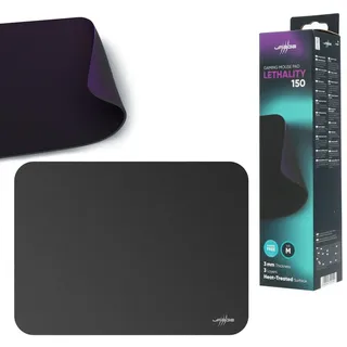 uRage Gaming-Mauspad Lethality 150 Speed, 35,5 x 24,5 cm, Mousepad für alle Zwecke, in Schwarz