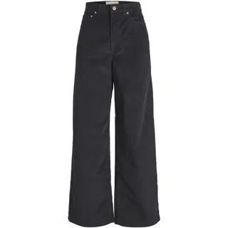 Jack & Jones Damen Jxgelly Wide Cord Hw Pant Sn Hose, Schwarz, 31W / 34L EU