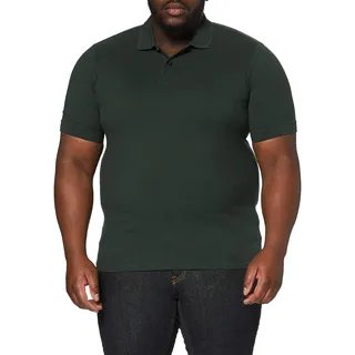 JP 1880 Herren große Größen Übergrößen Menswear L-8XL bis 8XL, Poloshirt, Oberteil, Knopfleiste, Hemdkragen, Pique, dunkelgrün 4XL 702560442-4XL