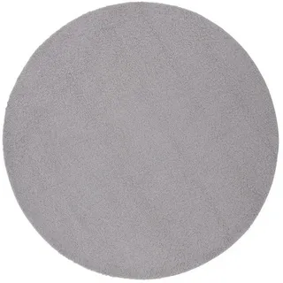 Furnlux Wohnzimmerteppich Teddy Grau 200x200x2 cm , Textil , 200x200 cm , Teppiche und Böden, Teppiche