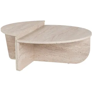 Dmora Couchtisch Wand Beige Holz 90 x 60 x 35 cm