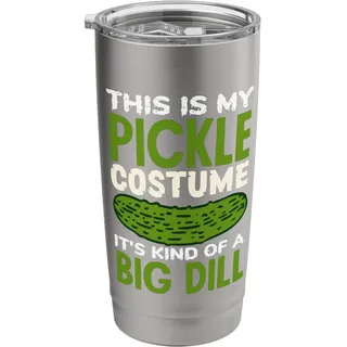 This Is My Pickle Kostüm Dill Halloween Food Lazy Party Doppelwandiger Edelstahl-Thermobecher