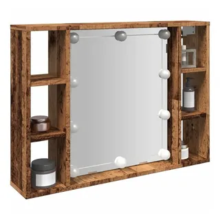 vidaXL Altholz-Optik 48,7 cm braun mit LED