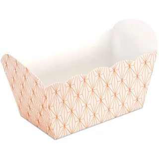Städter Papier- Backform Vanilla Diamonds 7 x 4 x 4 cm 10 Stück