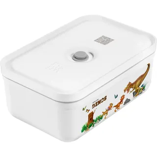 Zwilling Vakuum-Lunchbox, L, Kunststoff weiß Dinos, Vorratsbehälter, Weiss