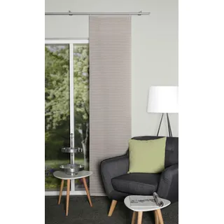 HOME WOHNIDEEN Schiebegardine »TURIN« Klettband 1 Stk. tlg., grau