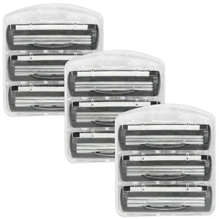 DREI SCHWERTER Germany Männerset 9 Ersatzklingen, Markenqualität,