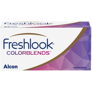 Alcon FreshLook Colorblends Farblinse true sapphire, +0.00 Dioptrien, 2er-Pack