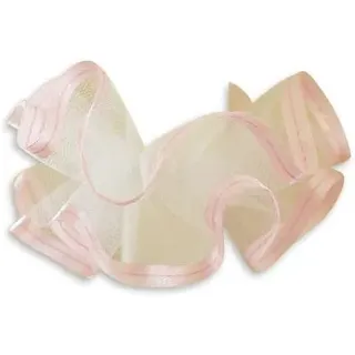 KERZENMANSCHETTE TÜLL ROSA mit Satinband – Ø 3–6 cm – TROPFSCHUTZ & Dekoration für TAUFKERZEN & KOMMUNIONSKERZEN für Mädchen – Festliches Accessoire – MaMeMi Markenqualität