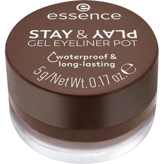 Essence STAY & PLAY EYELINER POT, Nr. 02, Brown