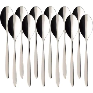 Villeroy & Boch Esslöffel »Tafellöffel SoftWave 21,2 cm 12er Set silber«, silberfarben