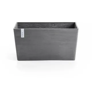 Ecopots Pflanztopf Paris 60 x 40 x 26 cm Grau