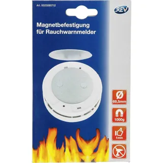 REV Ritter Zubehör Gebäudesicherheit Magnetbefestigung für Rauchmelder