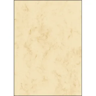 Sigel Urkundenpapier Marmor Beige DIN A4 200 g/m2, 25 Blatt