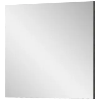 Inn.Furn Garderobenspiegel grau 80 cm, Wandspiegel, rahmenlos , Grau , Holzwerkstoff, Glas , Uni , Rechteckig , 80x70x2 cm , FSC Mix , Spiegel, Wandspiegel
