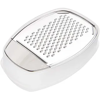 Butlers Parmesanreibe Bon Fromage , Silberfarben , Metall , 15x6x10 cm , Küchenzubehör, Küchenhelfer, Reiben