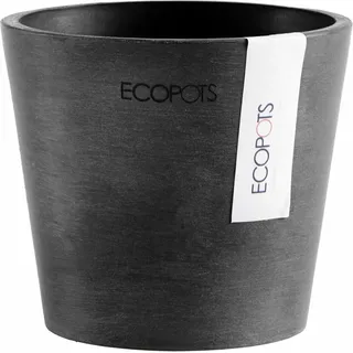 Ecopots Pflanztopf Amsterdam Mini Dunkelgrau 10,5 cm