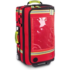 Bild EB EMERAIR'S Trolley rot | Große Notfalltasche mit Trolleysystem | Notarzt | Rettungsdienst | Erste Hilfe | Einsatz | Beatmungskoffer | Notfallkoffer