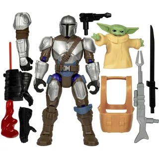 Star Wars MixMashers Mandalorianer & Grogu individualisierbares Mix-and-Match Deluxe Action-Figurenset & Accessoires