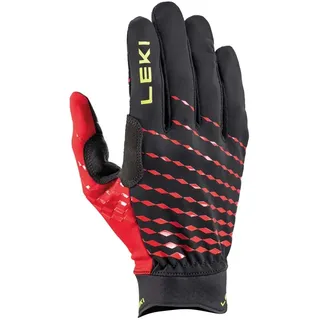 Leki Ultra Trail Breeze Fingerhandschuhe Schwarz/Rot 6