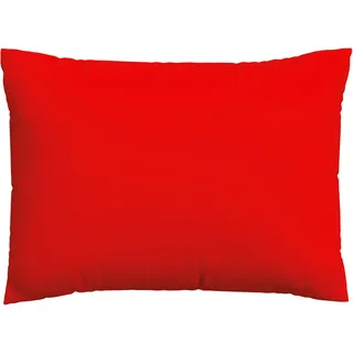Schlafgut Kissenbezug "Premium Kissenbezug Woven Satin (1 St)" Ton-in-Ton Reißverschluss, Fadendichte von 300tc, Uni, OEKO Tex, rot deep
