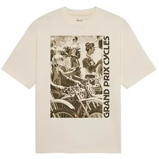 T-Shirt Fox Circa 74 Oversized Off White S