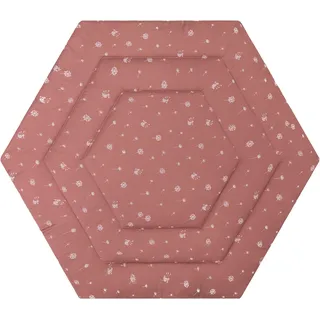 Fillikid Laufgittereinlage »6-eck Jersey«, rosa