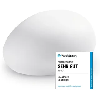 EasyMaxx Solar-Deko-Stein 40x30x16 cm IP67 | Gartenleuchte Deko-Stein mit LED Beleuchtung und Farbwechsel | Moderne Außen-Garten-Lampe, Dekoleuchte | Witterungsbeständig IP67, Fernbedienung