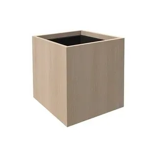 fm Pflanzkübel Plant Holz akazie rechteckig 38,0 x 40,0 cm, 1 St.