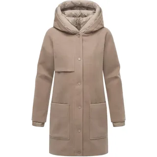 Navahoo Kurzmantel »Kurzmantel Flauschwunder 14«, beige