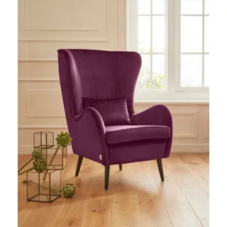 Home Affaire Ohrensessel Sallito Polyester 76 x 109 x 85 cm Lila