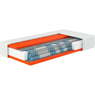 Hn8 Schlafsysteme Boxspringmatratze »Dynamic TFK, innovativer Lumatex-Hybridschaum« 25 cm hoch Raumgewicht: 40 kg/m3 500 Federn 1 Stk. tlg. in 90x200 cm, 140x200 cm und vielen weiteren Größen erhältlich, weiß