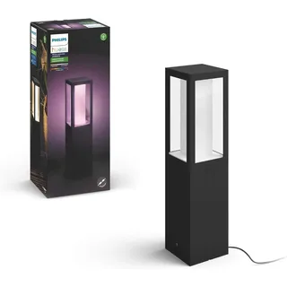 Philips Sockelleuchte Aluminium 40,0 cm inkl. LED-Lampe schwarz