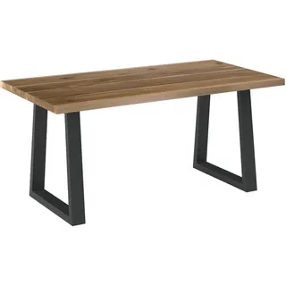 Ambia Garden Loungetisch , Akaziefarben , Holz, Metall , Akazie , vollmassiv , 115x60x45 cm , FSC 100% , wetterfest , Gartenmöbel, Loungemöbel