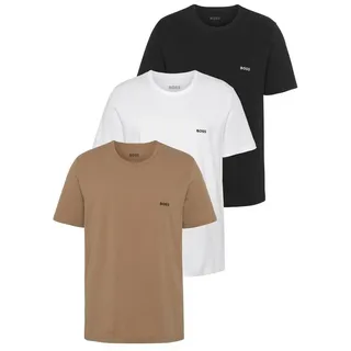 Boss Classic Kurzarm-t-shirt 3 Einheiten - Medium Beige XL